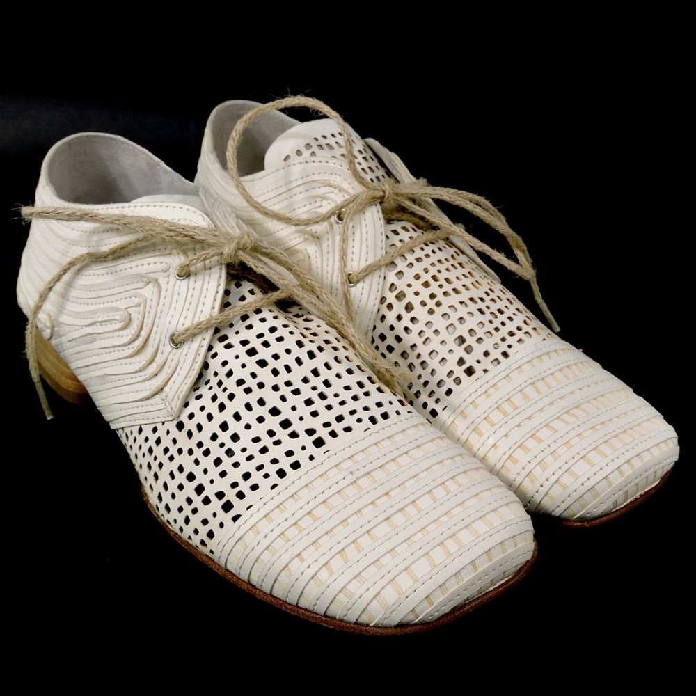 IXOS 🇮🇹 WOMEN'S BEIGE SOFT LEATHER SUMMER FASHION SHOES - Picture 2 of 8